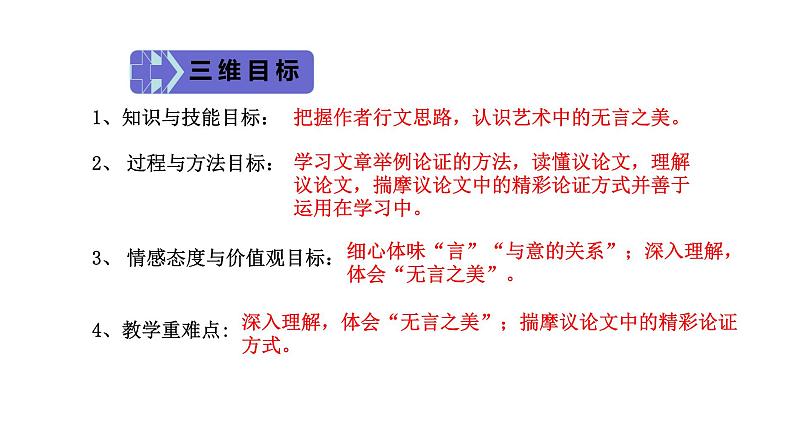 部编版九年级语文下册第四单元《无言之美 》课件第2页