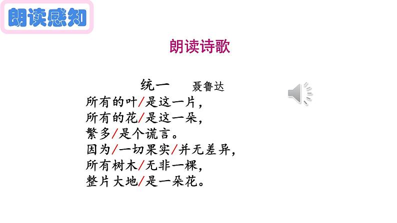 部编版九年级语文下短诗《统一》课件第5页