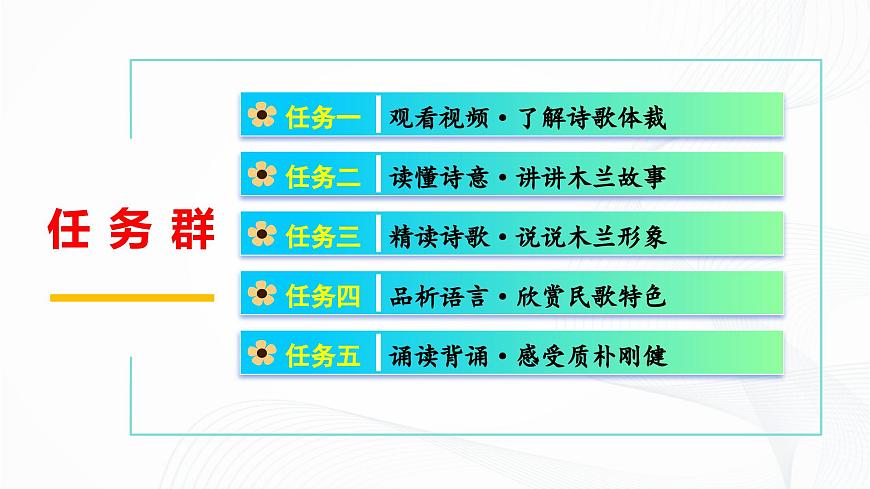 9 《木蘭詩(shī)》 - 初中語(yǔ)文七年級(jí)下冊(cè) 同步教學(xué)課件（人教部編版2024）第5頁(yè)