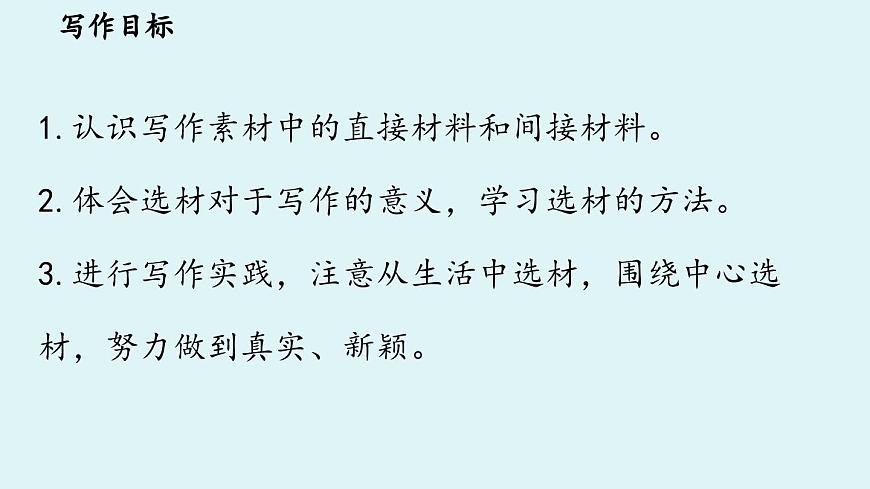 第4單元 寫作 怎樣選材第4頁