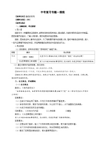 中考语文二轮专项复习 插叙 教学设计