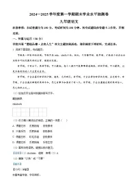 甘肃省陇南市2024-2025学年九年级上学期期末语文试题