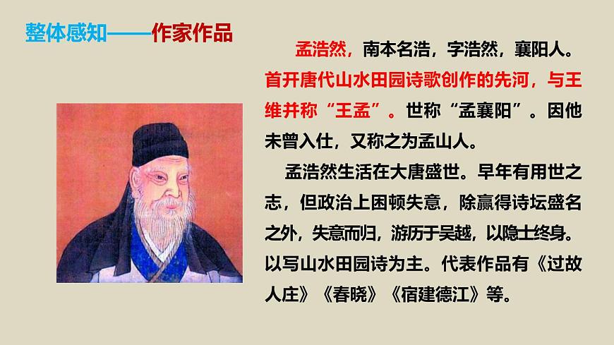 部編版八下語(yǔ)文第三單元課外古詩(shī)之《望洞庭湖贈(zèng)張丞相》同步課件第7頁(yè)