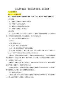 2025届中考语文一轮复习备考导学案：议论文阅读 素材