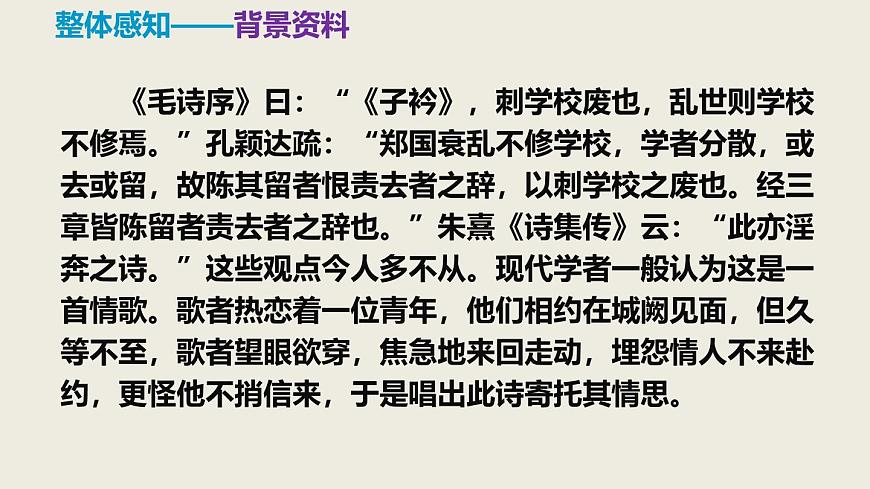部編版八下語(yǔ)文第三單元課外古詩(shī)之《子矜》同步課件第8頁(yè)