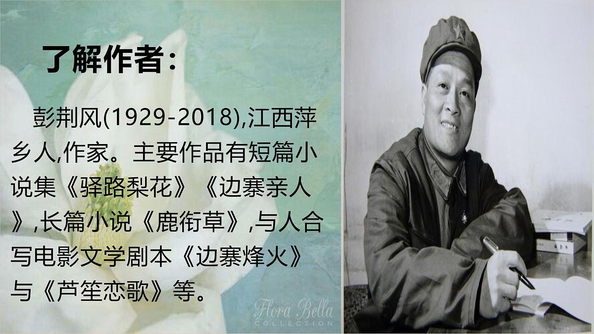 部编版(2024)2024-2025年第二学期 语文 七年级下册 14.驿路梨花 课件第6页