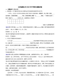 江苏省镇江市2024年中考语文试卷含真题解析