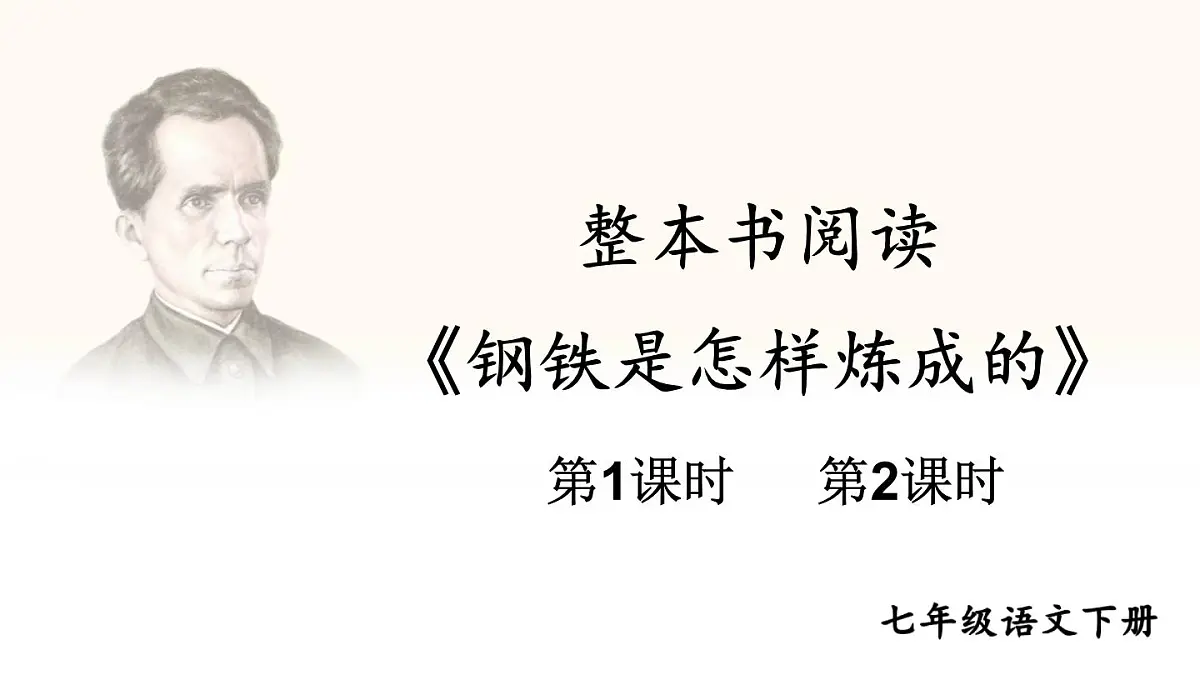 初中语文新人教部编版七年级下册第五单元整本书阅读《钢铁是怎样炼成的》教学课件2025春第1页