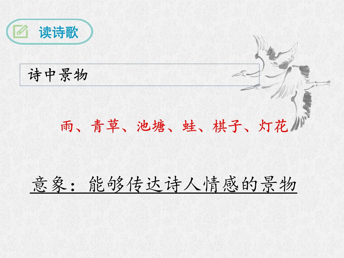 部编版(2024)2024-2025年第二学期 语文 七年级下册 第六单元课外古诗词诵读《约客》课件第4页