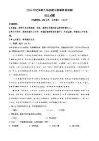 广西壮族自治区贵港市桂平市2024-2025学年九年级上学期期末语文试题（解析版）