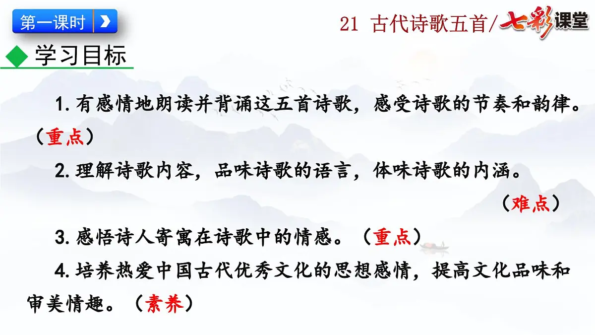2025春人教版七年级下册语文课件21 古代诗歌五首第3页