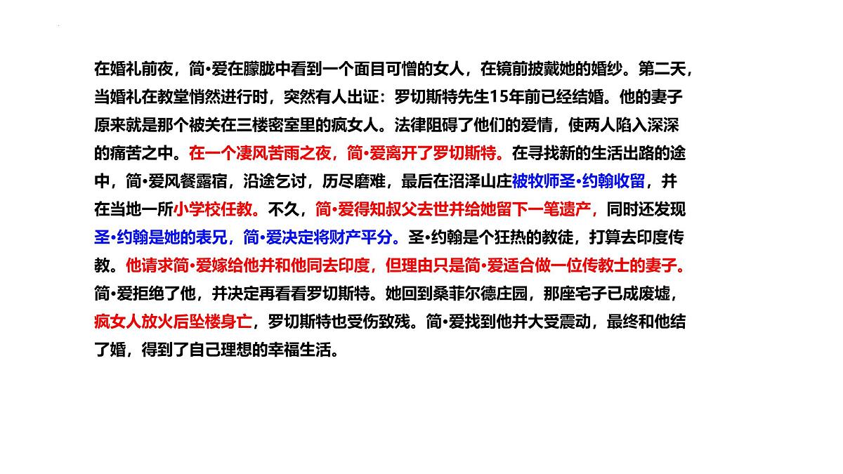 《简爱》名著知识点复习课件PPT学案第7页
