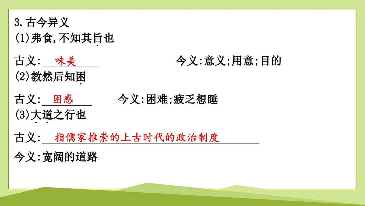 22 《礼记》二则习题课件-2024-2025学年统编版语文八年级下册第6页