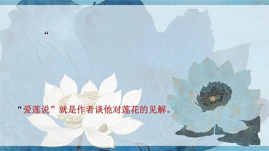 17《愛蓮說》課件-2024-2025學(xué)年七年級語文下冊同步備課精選課件(統(tǒng)編版2024)第4頁