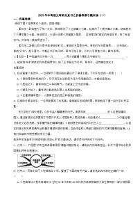 2025年中考语文考前总复习之名著导读专题训练（一）