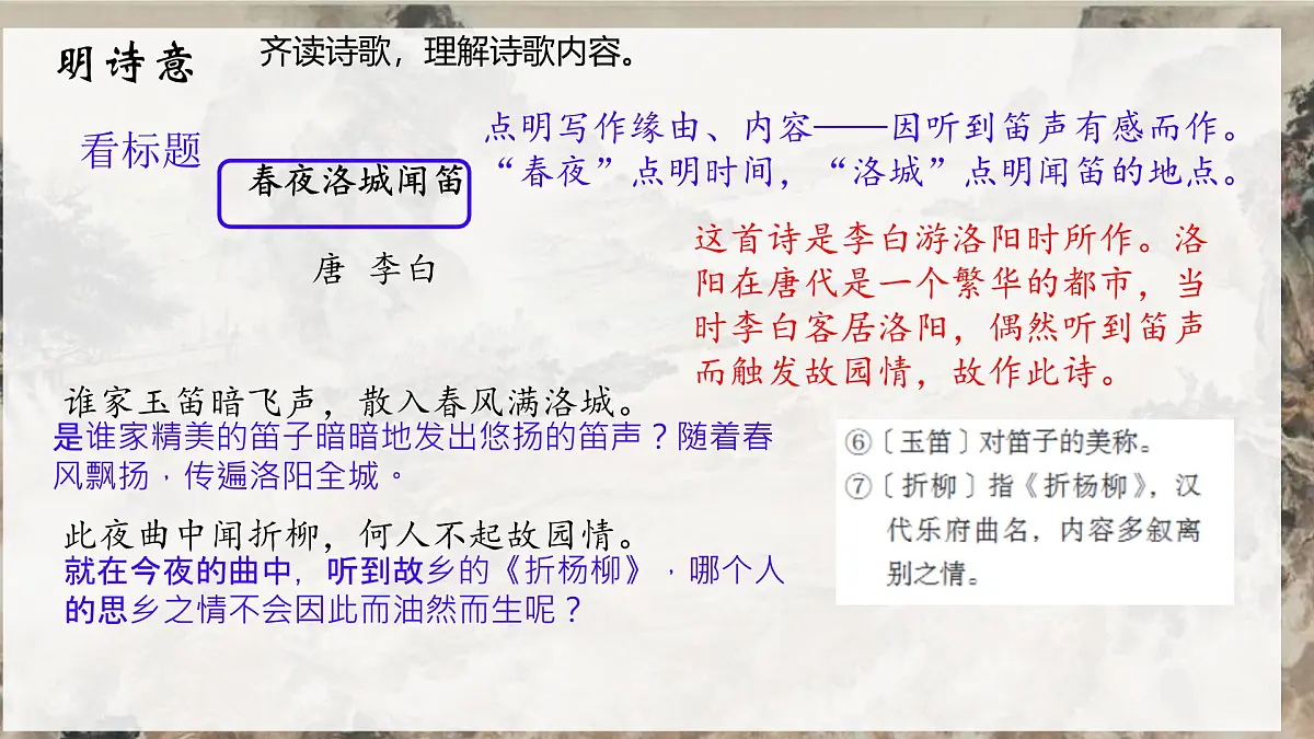 统编版(部编版)(2024) 七年级下册(2024) 第三单元 课外古诗词诵读《竹里馆》 课件第5页