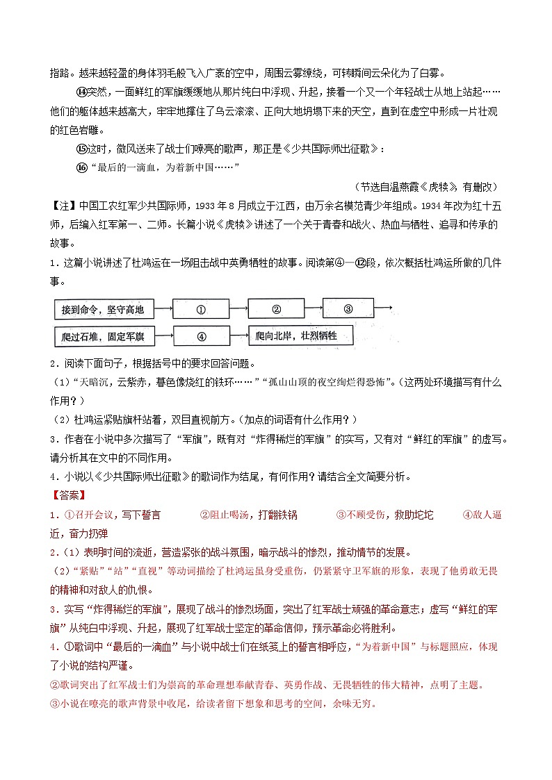 匯編08 小說(shuō)閱讀(解析版)第2頁(yè)