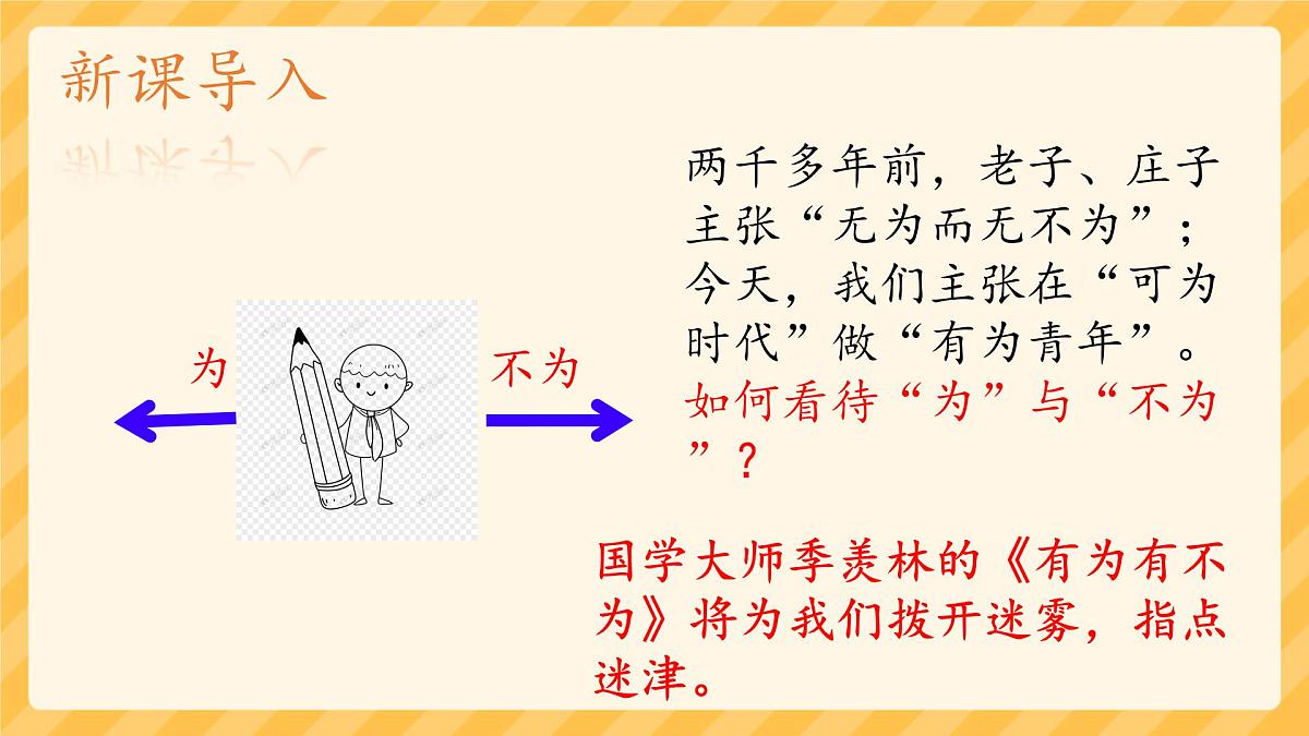 初中语文人教部编版(2024)七年级下册(2024)第四单元16.有为有不为 课件第1页