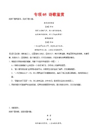 专项05 诗歌鉴赏（解析版＋原卷版）2024——2025学年七年级语文下册期中测试专项训练（全国版）