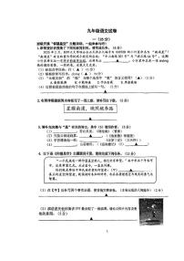 2025年江苏省南京市一中教育集团中考一模语文试题