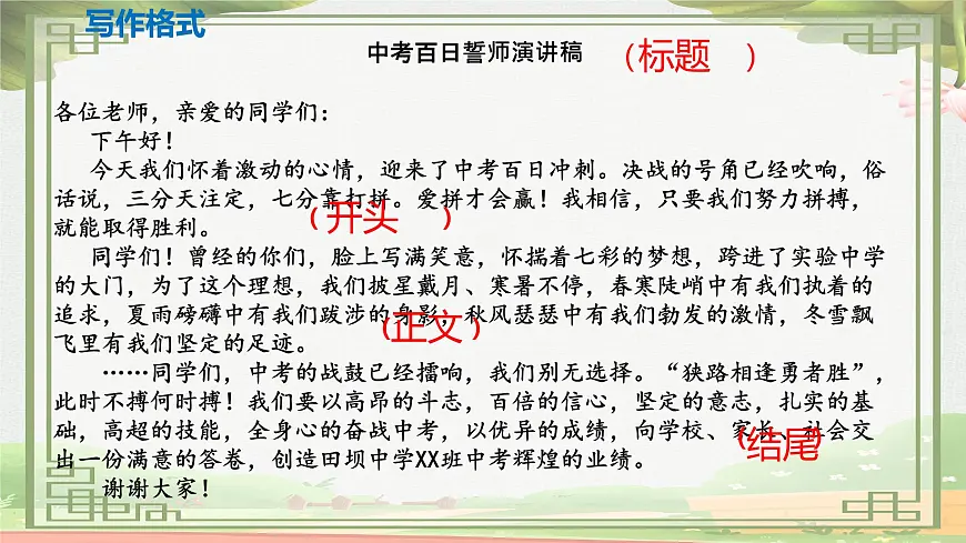 统编版八年级语文下册课件《任务二 撰写演讲稿》第3页