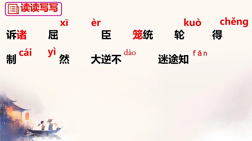 初中语文人教部编版(2024)七年级下册(2024)第四单元16.有为有不为 课件第2页