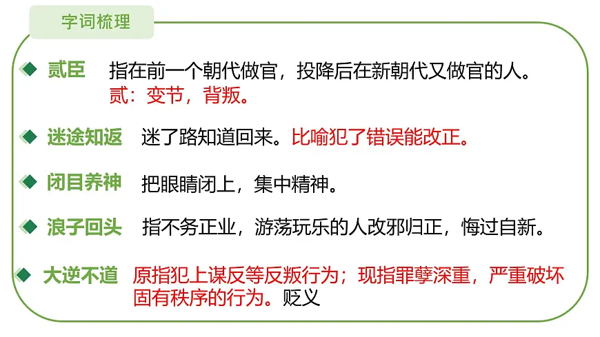 初中语文人教部编版(2024)七年级下册(2024)第四单元16.有为有不为 课件第3页