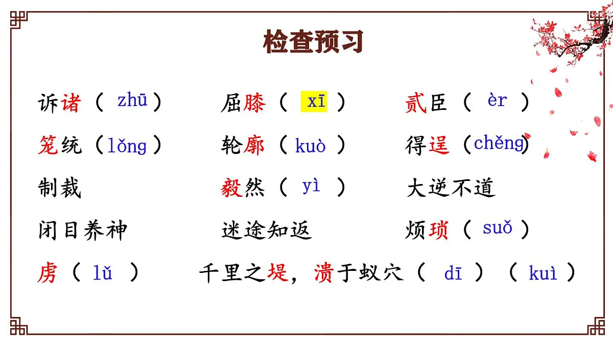 2025学年统编版语文七年级下册第16课《有为有不为》课件第7页