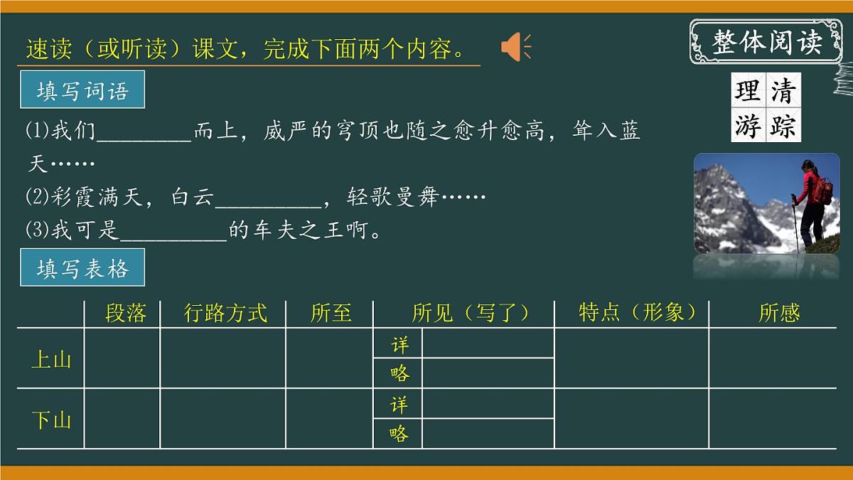 第19课《登勃朗峰》课件 2025学年统编版语文八年级下册第8页