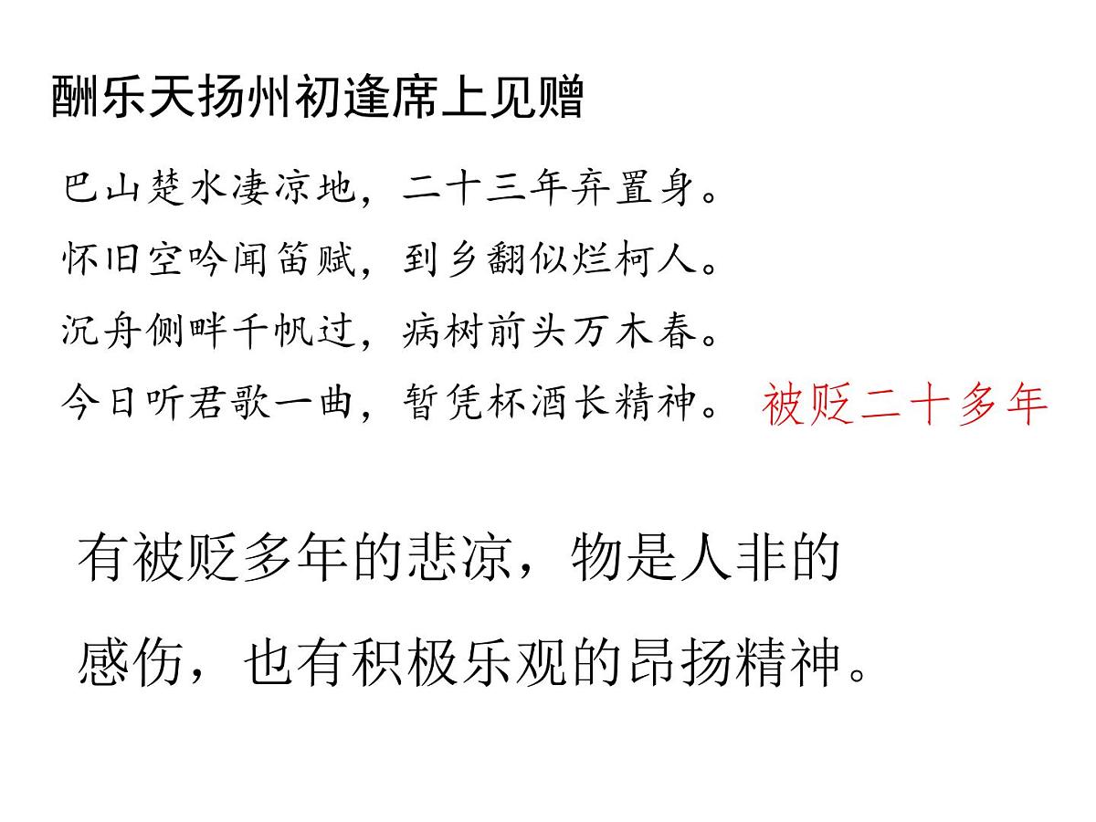 《刘禹锡专题》课件 2025届初中语文中考一轮复习第4页