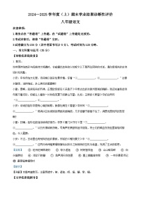 安徽省界首市2024-2025学年八年级上学期期末语文试题（解析版）