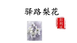 七下14 驛路梨花 課件
