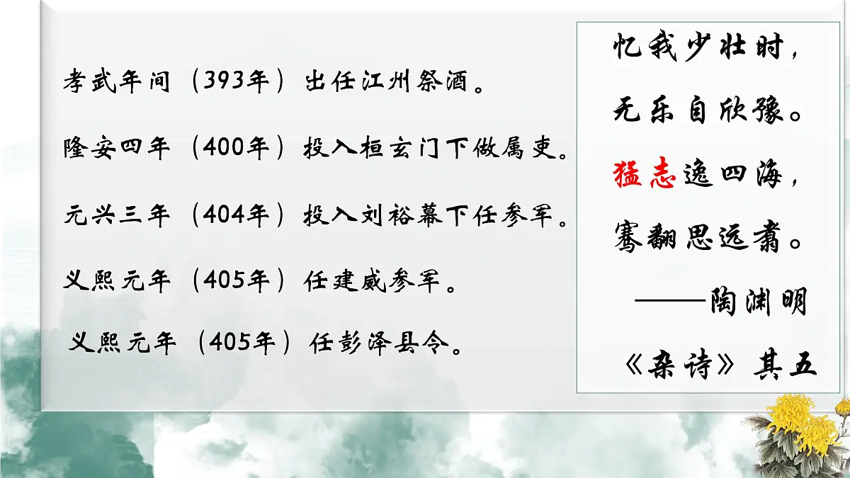 《在归隐中追寻-陶渊明》课件 初中语文中考一轮复习第7页