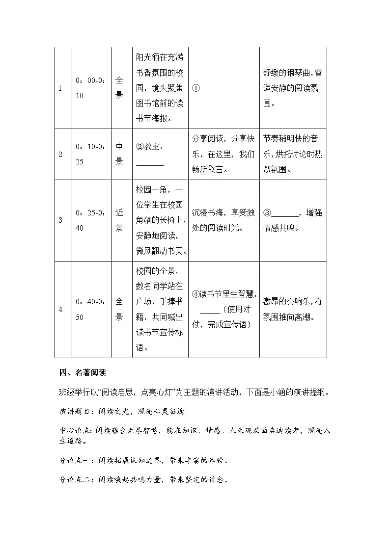 2025年江苏省扬州市邗江区中考一模语文试题(含答案)第3页