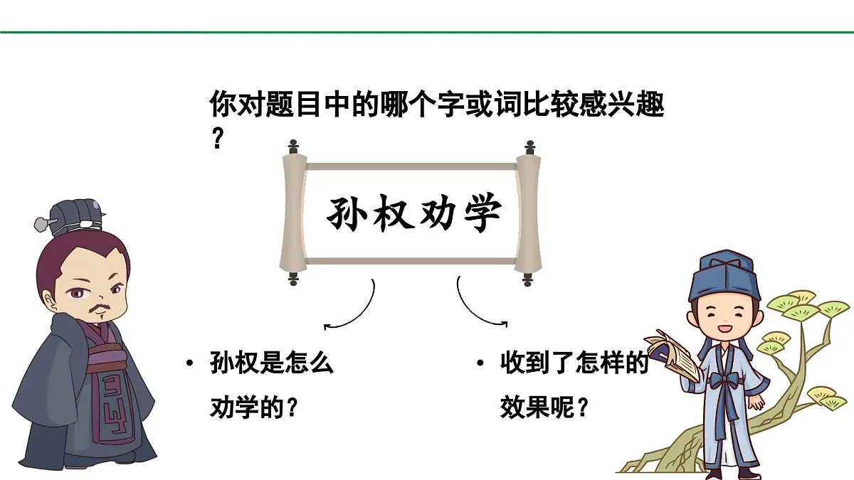 2024-2025年第二学期 部编版 语文 七年级下册 第一单元 4 孙权劝学 课件第2页