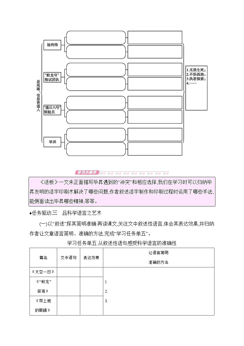 2024-2025學(xué)年部編版語文七年級下冊 第二課段 搜集與整理 表達(dá)與呈現(xiàn) 導(dǎo)學(xué)案第3頁