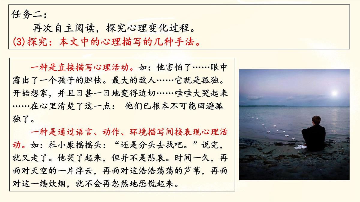 17《孤独之旅》课件 部编版语文九年级上册第8页