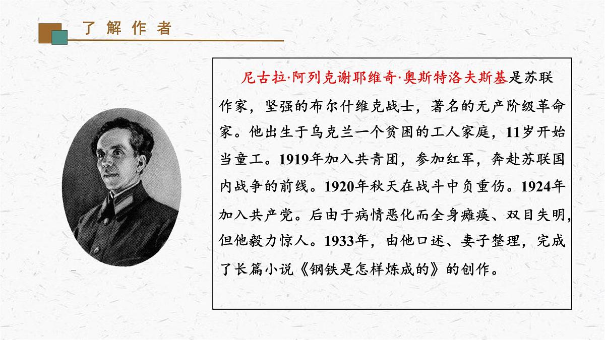 整本书阅读《钢铁是怎样炼成的》教学课件-(同步教学)统编版语文七年级下册名师备课系列第7页
