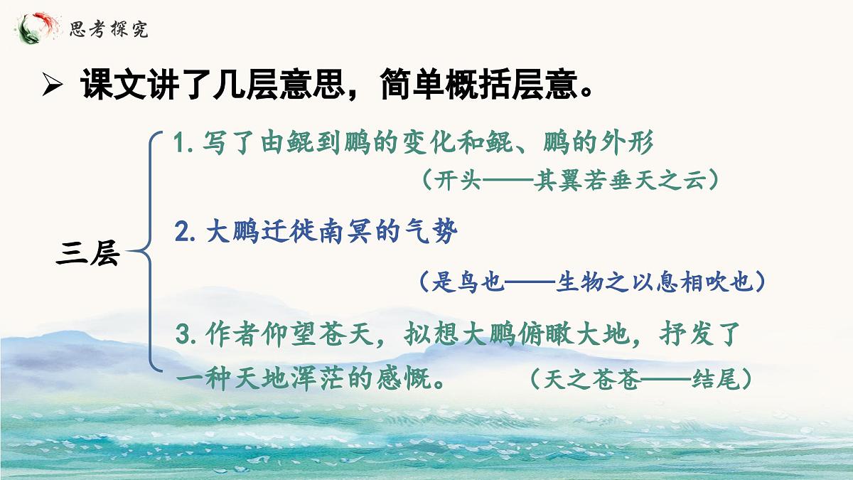 统编版语文八年级下册第21课《庄子二则-北冥有鱼》课件第7页