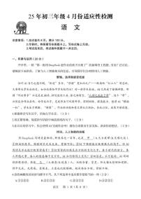 2025年内蒙古自治区赤峰市通辽市校联考中考二模语文试题