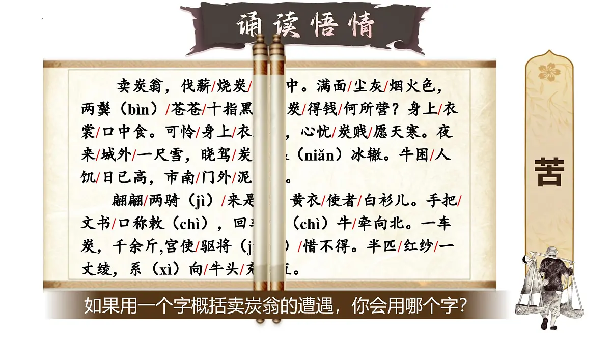 第24课《唐诗三首——卖炭翁》课件统编版语文八年级下册第7页