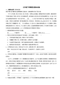 广东省深圳市罗湖区2025年七年级下学期语文期末试卷及答案