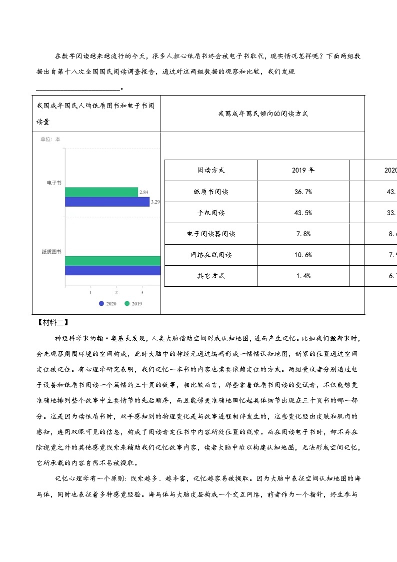 四川省泸州市龙马潭区多校联考2025届九年级下学期中考二模语文试卷第2页