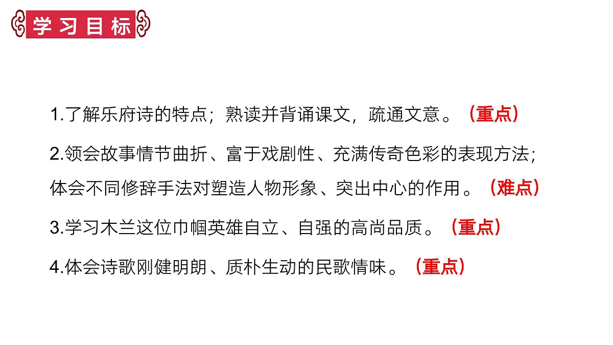 七年级下册9《木兰诗》课件第2页