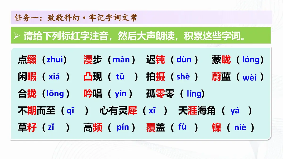 第24课 《带上她的眼睛》 - 初中语文七年级下册 同步教学课件(人教部编版2024)第7页