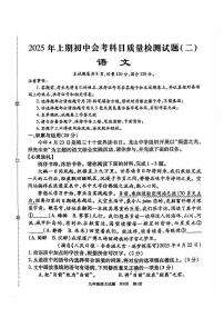 2025年湖南省娄底市涟源市中考三模语文试题（中考模拟）