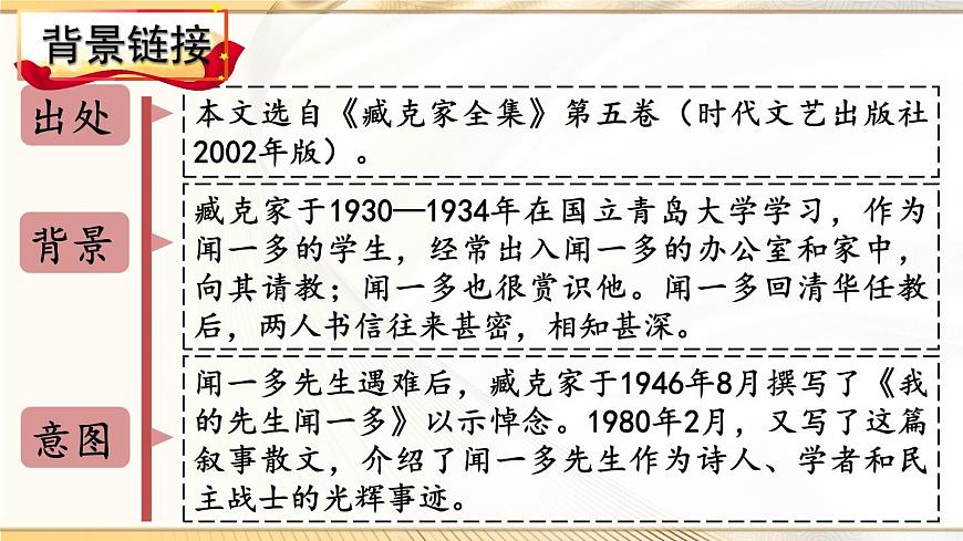七年級(jí)語(yǔ)文下冊(cè)2.《說(shuō)和做——記聞一多先生言行片段》教學(xué)課件第5頁(yè)