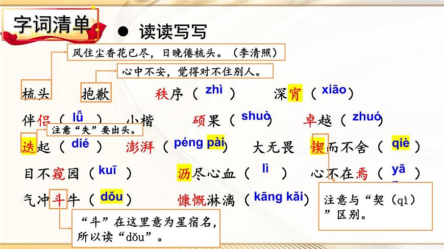 七年級(jí)語(yǔ)文下冊(cè)2.《說(shuō)和做——記聞一多先生言行片段》教學(xué)課件第6頁(yè)