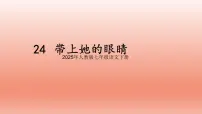 人教部编版（2024）七年级下册（2024）带上她的眼睛课文内容ppt课件
