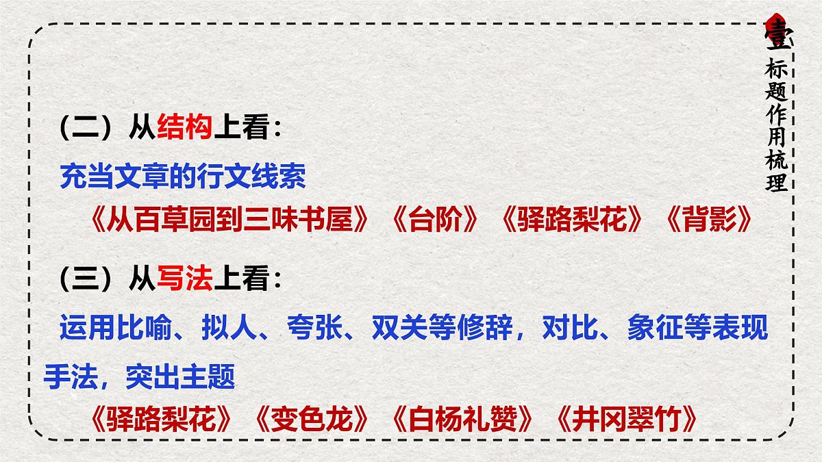 2025年中考语文一轮复习记叙文第04讲 标题和段落的作用(课件)(全国通用)第5页